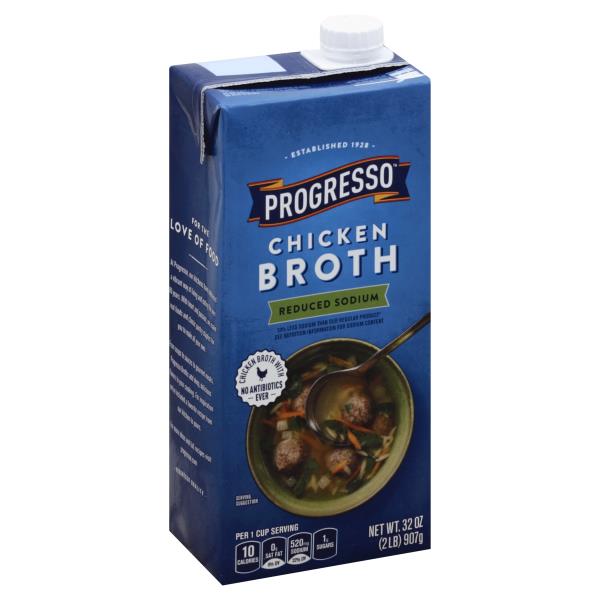 Progresso Broth, Chicken, Reduced Sodium | Publix Super Markets