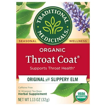 Traditional Medicinals Organic Tea Bags Throat Coat
