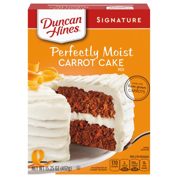 Duncan Hines Signature Signature Perfectly Moist Carrot Cake Mix Publix Super Markets