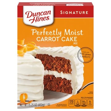 Duncan Hines Signature Signature Perfectly Moist Carrot Cake Mix
