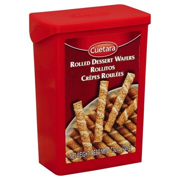 Cuetara Dessert Wafers, Rolled
