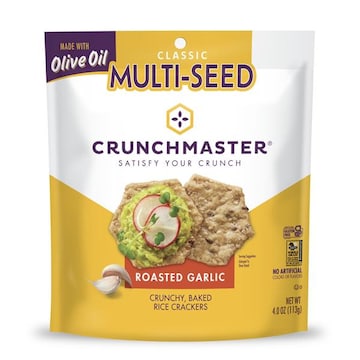 Crunchmaster Crunchmaster Multi-Seed Oven Baked Crackers Roasted Garlic
