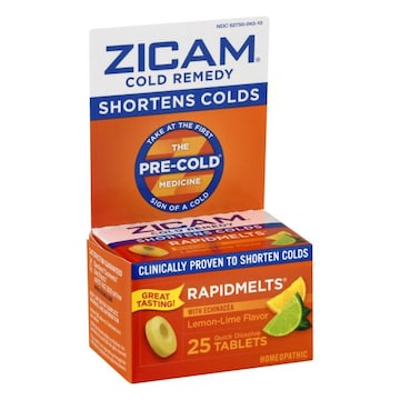 Zicam Rapidmelts Cold Remedy, Lemon-Lime Flavor, Quick Dissolve Tablets