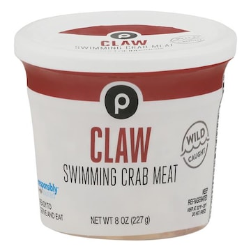 Publix Claw Crab Meat, Pasteurized, Wild
