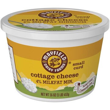Mayfield Dairy Farms Cottage Cheese Plain 4% Small Curd