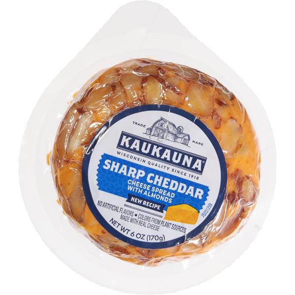 Kaukauna Cheese Spread, with Almonds, Sharp Cheddar Publix Super Markets