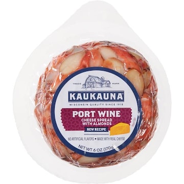 KAUKAUNA Port Wine Spreadable Cheese Ball 6oz
