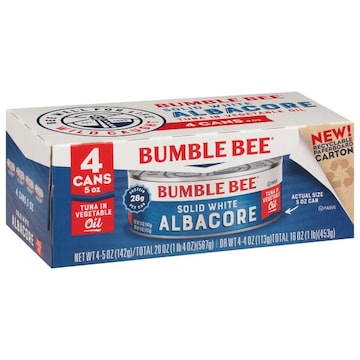 Bumble Bee Solid White Albacore in Vegetable Oil Tuna