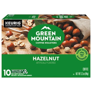Green Mountain Coffee Roasters K-Cup Pods Hazelnut Coffee