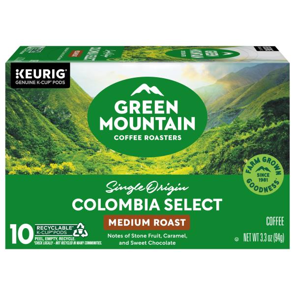 Green Mountain Coffee Roasters Coffee, Medium Roast, Colombia
