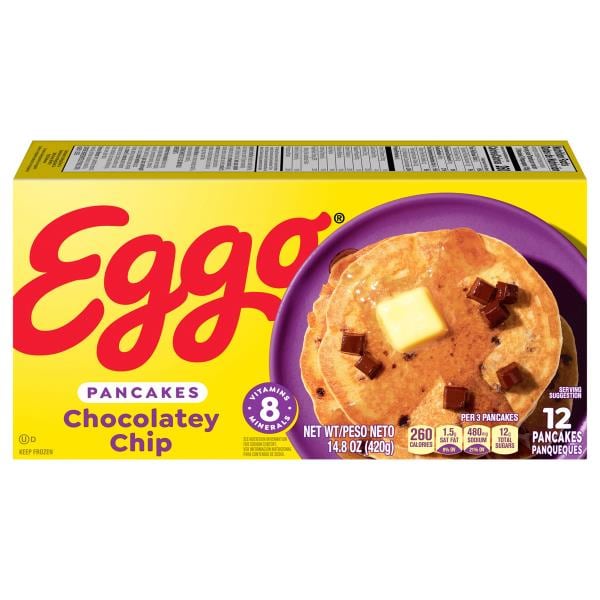 Eggo Frozen Pancakes, Chocolatey Chip Publix Super Markets