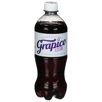 Grapico Soda, Sparkling, Diet