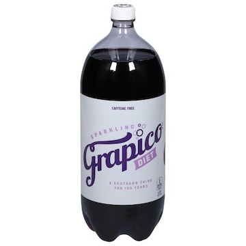Grapico Soda, Sparkling, Diet, Caffeine Free
