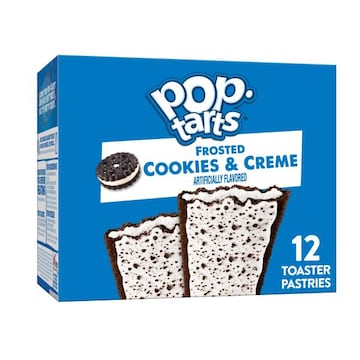 Pop-Tarts Toaster Pastries Frosted Cookies and Creme, Breakfast Foods
