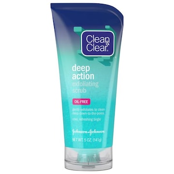 Clean & Clear Exfoliating Scrub, Deep Action, Oil-Free