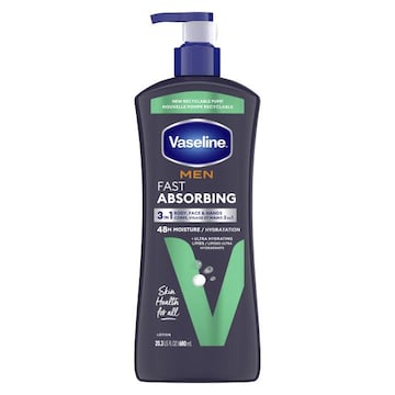 Vaseline Fast Absorbing 3-in-1 Face Hands & Body Lotion For Men