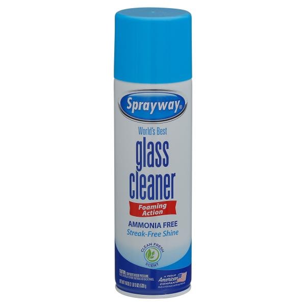 Sprayway Glass Cleaner, Foaming Action