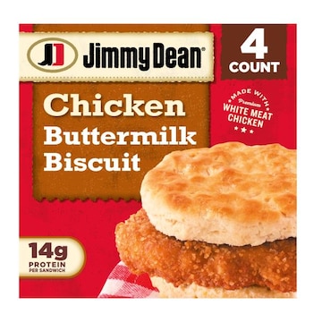 Jimmy Dean Buttermilk Chicken Biscuit Breakfast Sandwiches, 4 ct