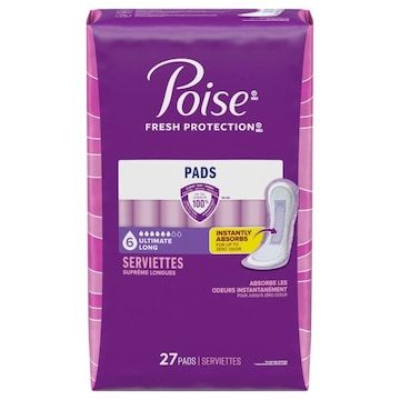 Poise Fresh Protection 6 Ultimate Long Pads