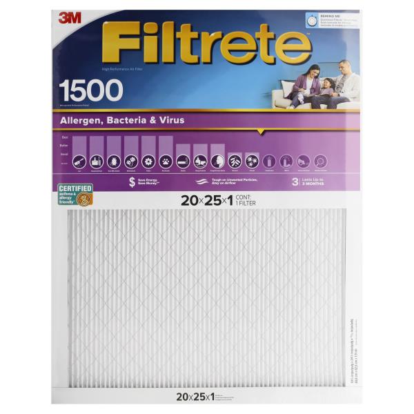 3M Filtrete Air Filter, High Performance, 1500 Publix Super Markets