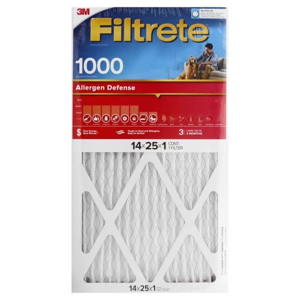 3M Filtrete Air Filter, Electrostatic, Allergen Defense 1000 Publix