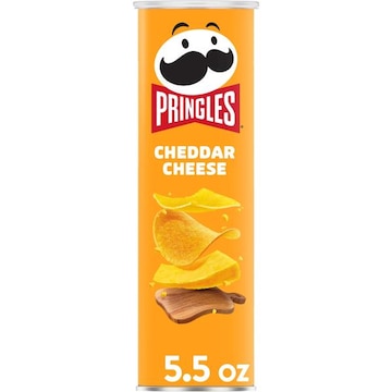 Pringles Potato Crisps Chips Cheddar Cheese, Lunch Snacks