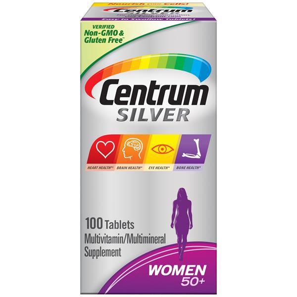 Centrum Silver Women's Multivitamin for Women 50 Plus, Multivitamin ...