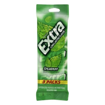 Extra Gum, Sugar Free, Spearmint, 3 Pack