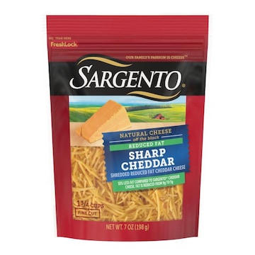 Sargento Sargento® Shredded Reduced Fat Sharp Natural Cheddar Cheese, 7 oz.