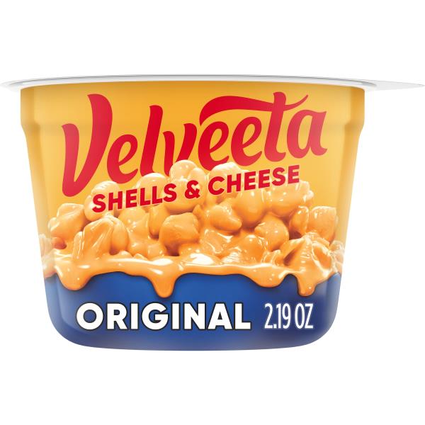 Velveeta Shells & Cheese Original Microwavable Shell Pasta & Cheese ...