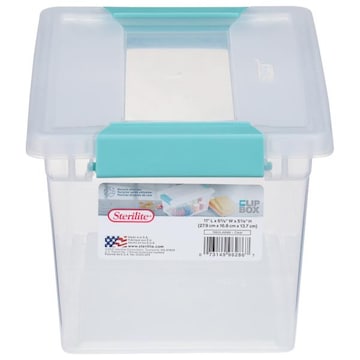 Sterilite Clip Box, Medium, Clear