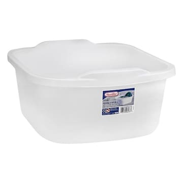 Sterilite Dishpan, White, 12 Quart