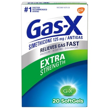 Gas-x Antigas, Extra Strength, 125 mg, SoftGels