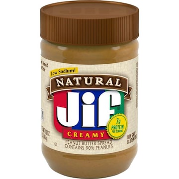 JIF Natural Creamy Peanut Butter Spread