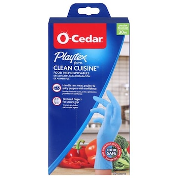 O-Cedar Playtex Gloves, Clean Cuisine, 30 Pack