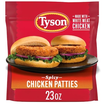 Tyson Frozen Spicy Chicken Patties