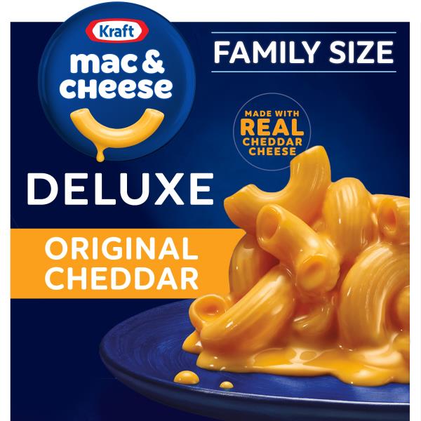 Kraft Original Cheddar Macaroni & Cheese Dinner Family Size