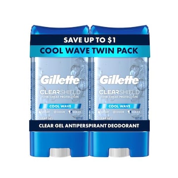 Gillette Clear Gel Antiperspirant and Deodorant for Men Artic Ice Scent Twin Pack - 2 of 3.8oz