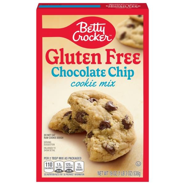 Betty Crocker Cookie Mix, Gluten Free, Chocolate Chip Publix Super