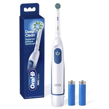 Oral-B Pro Health Oral B Pro Clean Battery Toothbrush, Deep Clean - White