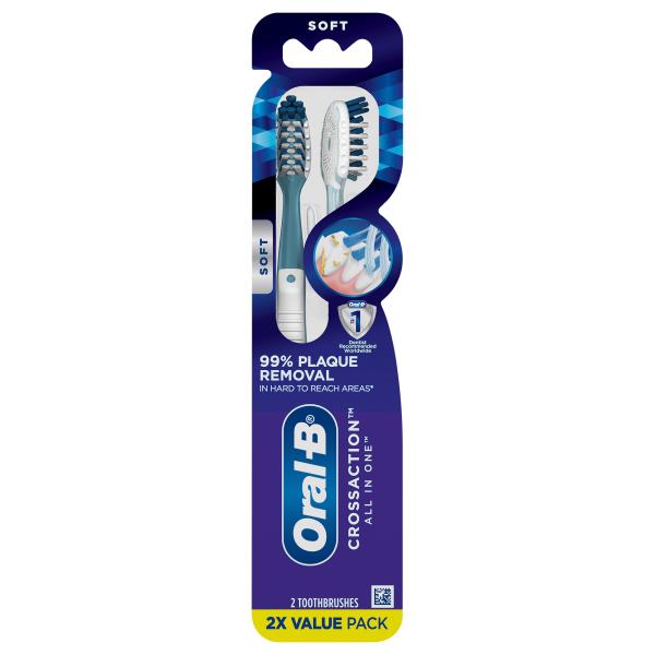 Oral-B Toothbrush, All In One, Soft, 2x Value Pack | Publix Super Markets