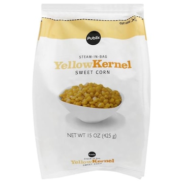 Publix Sweet Corn, Yellow Kernel, Steam-In-Bag