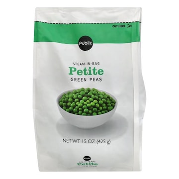 Publix Green Peas, Petite, Steam-in-Bag