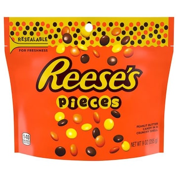 Reese's Pieces Peanut Butter Candy in a Crunchy Shell