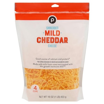 Publix Mild Cheddar, Shredded Cheese