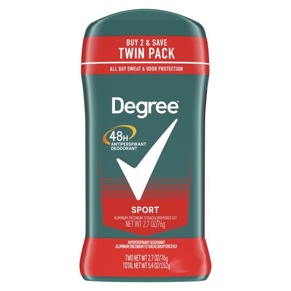 Degree Sport Antiperspirant/Deodorant, Twin Pack Publix Super Markets