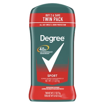 Degree Sport Antiperspirant/Deodorant, Twin Pack