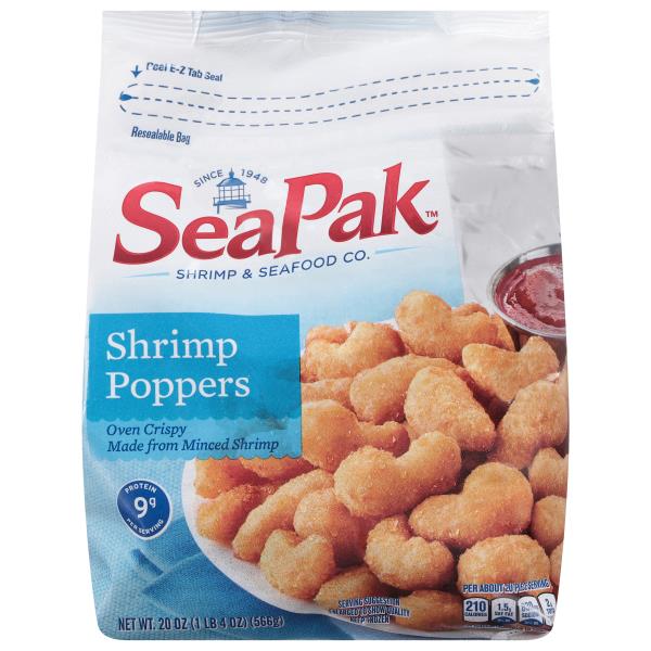 SeaPak Poppers, Shrimp, Oven Crispy | Publix Super Markets