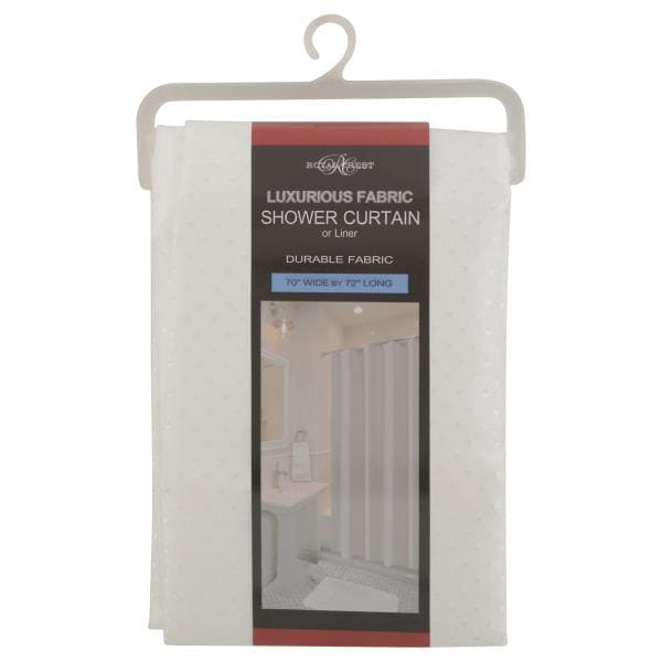 Royal Crest Shower Curtain or Liner, Luxurious Fabric, Durable Publix Super Markets