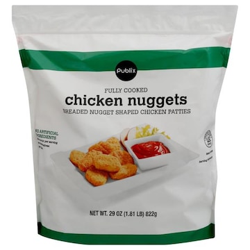 Publix Chicken Nuggets, Fully Cooked